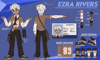 Ezra Rivers Reference Sheet (OC)