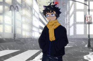 Snow in the city (Sona Illustration) Snow in the city (Sona Illustration)